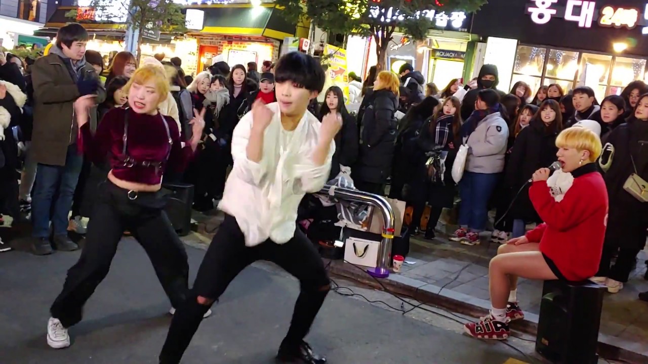 [Busking No1/HD] ENERGYJU(에너자이주)_EXO(엑소)_Love Shot/performance,performing/홍대 버스킹/Kpop dance