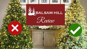 What are Balsam Hill trees made of?