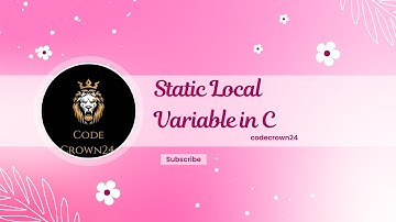"Static Local Variable in C | Value Retention Across Function Calls"