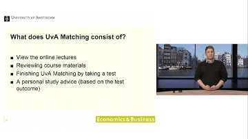 University of Amsterdam Matching