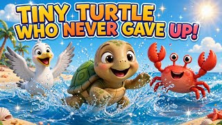 The Tiny Turtle Who Never Gave Up 🐢 | Moral Story for Kids | Toby's Big Adventure