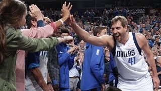 Dirk Nowitzki Moves Into 6Th On The All-Time Scoring List March 18, 2019