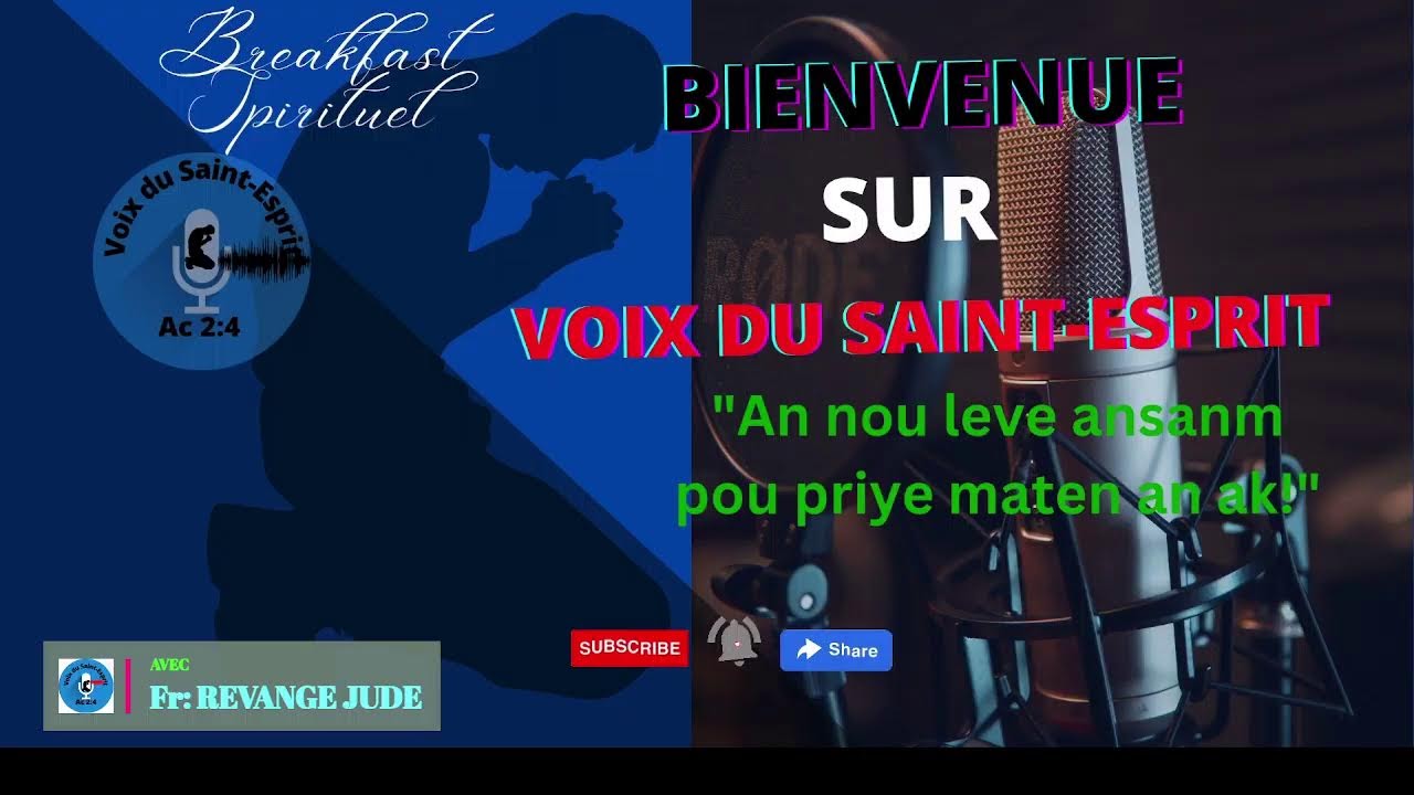 An nou leve pou priye maten Mardi 10 Mars 2026 a./ Breakfast Spirituel