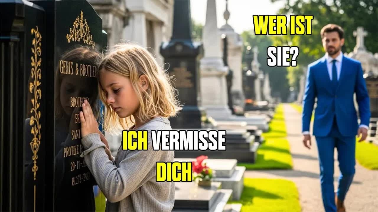 Ein Milliardär Findet Ein Armes Mädchen Weinend Am Grab Seines Sohnes—Die Wahrheit Schockierte A