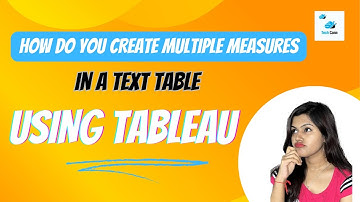 How Do You Create Multiple Measures In a Text Table Using Tableau || Text Table In Just 6 Min