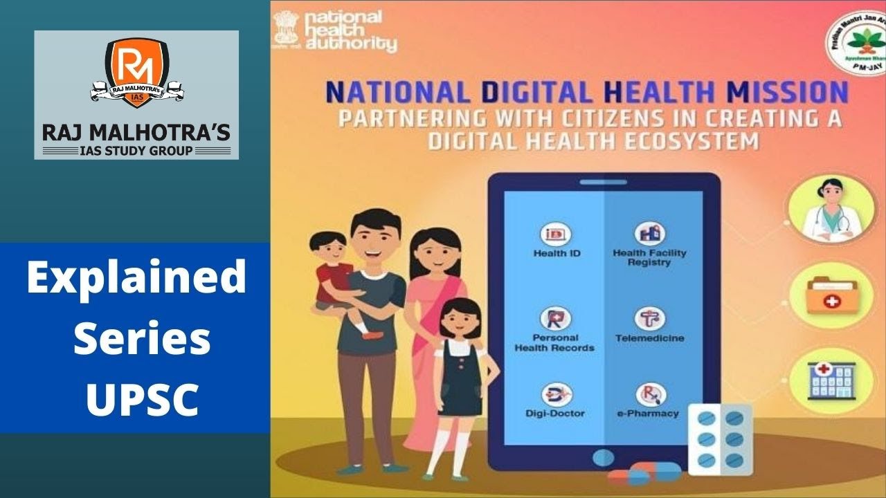 National Digital Health Mission Explained for UPSC | Economy | 2020 ...