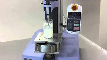 Evaluation of extrusion strength for yogurt
