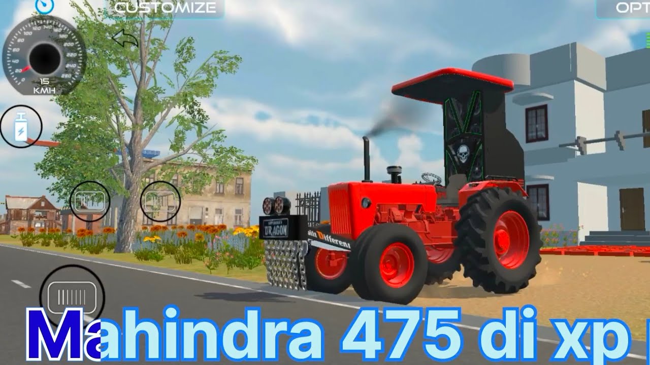 Mahindra 475 di xp plus full modified on road stunt