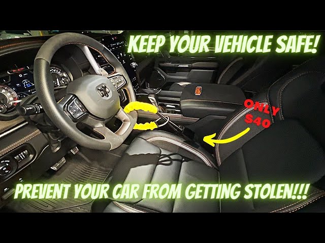 Steering Wheel Lock! Keep Your Car Safe! 