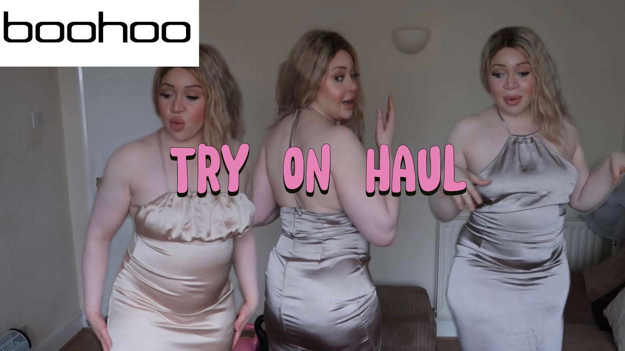 BOOHOO PLUS SIZE TRY ON HAUL | WEDDING GUEST ~ SPECIAL OCCASION DRESSES