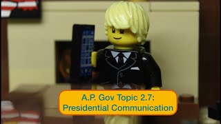 Social Media & Presidential Communication | AP Gov Topic 2.7 | The Bully Pulpit & Agenda Setting