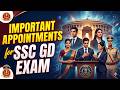 Latest Appointments 2025-2026 | Current Affairs for SSC GD & SSC CGL | 28 April GD analysis