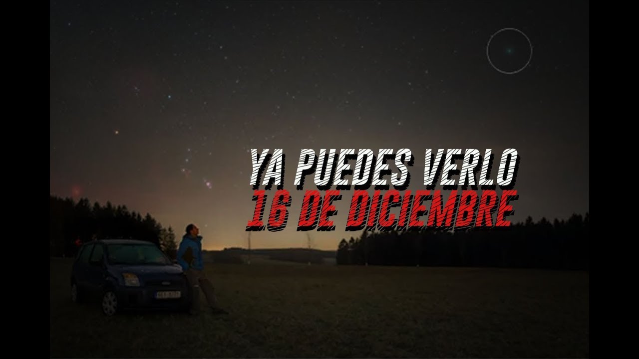 YA PUEDES VER A SIMPLE VISTA EL COMETA MÁS BRILLANTE DEL AÑO