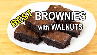 Best Brownies with Walnuts | Cooking with Magda