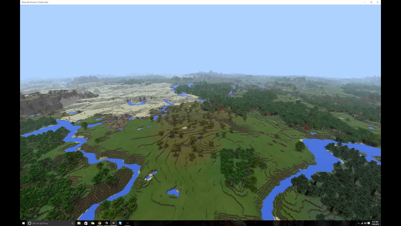 100 Chunk Render Distance Minecraft 10 Beta - YouTube