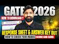 GATE 2026 Response Sheet &amp; Answer Key Out | How to Check Marks, Score And Rank | GATE Rank Predictor
