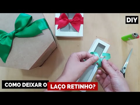 Vídeo: Como Amarrar Um Laço De Presente