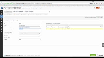 BIM 360 Field - Equipment, Tasks, Checklists Integration