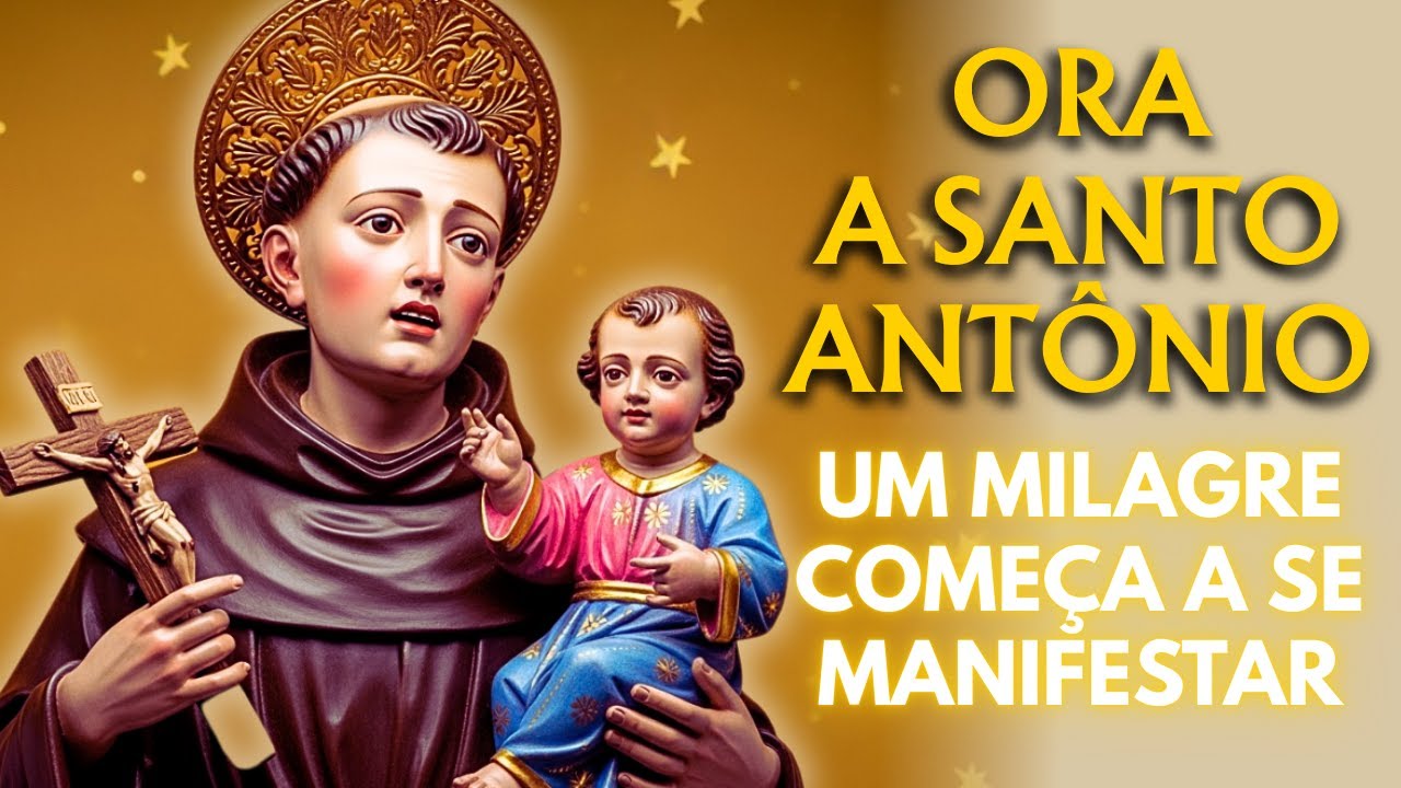 💫Ouvi dizer que Santo Antônio realiza milagres extremamente difíceis, e Deus permitirá seu milagre