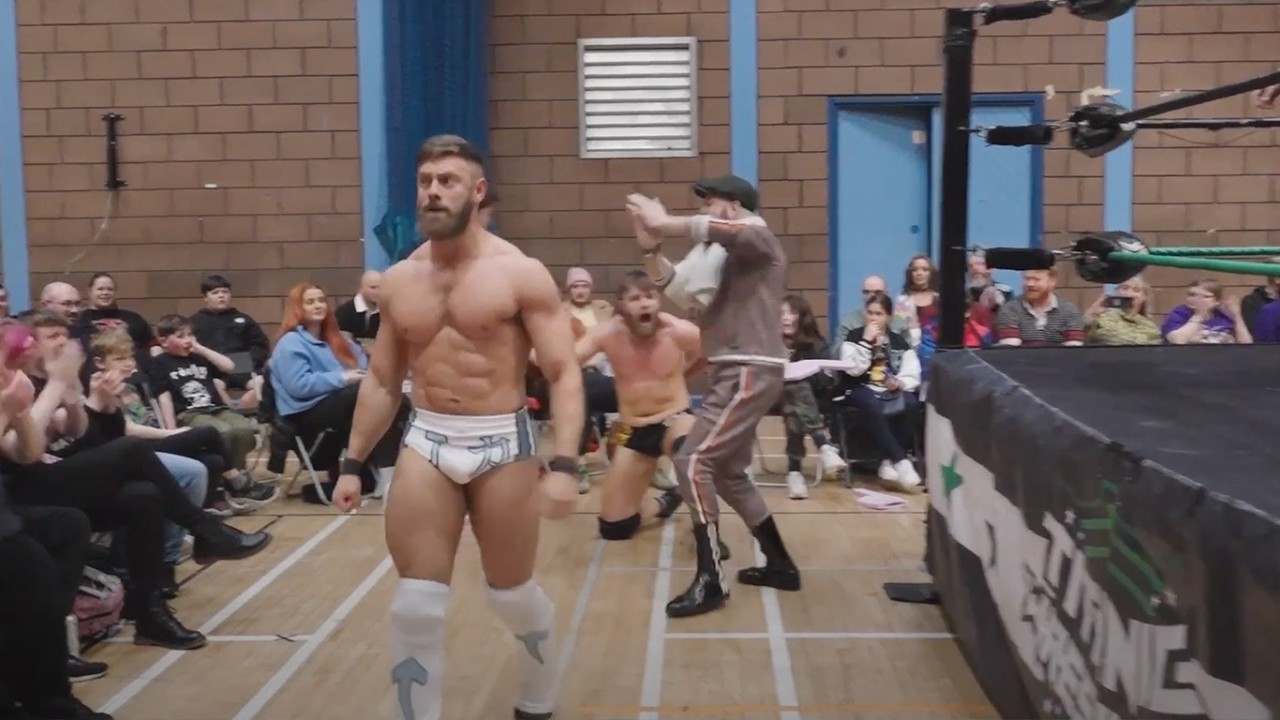 Full Pro Wrestling Match - Tucker Vs  Butch Armstrong - Titanic Wrestling