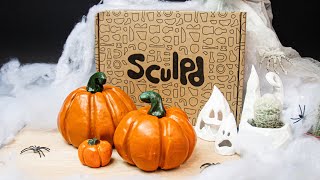 Sculpd Air-Dry Clay Halloween Pumpkin Tutorial