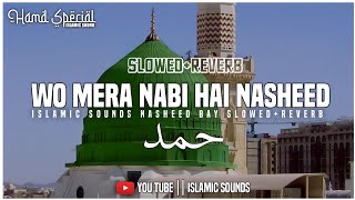 wo mera nabi hai || Slowed+Reverb || ISLAMIC SOUNDS islamicvideo vairal