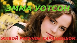 ЭММА УОТСОН-живой рисунок сухой кистью.