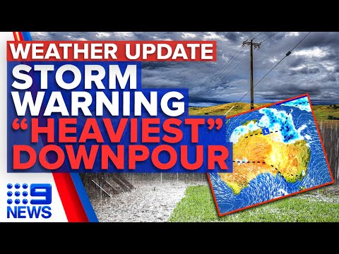 Severe thunderstorm warnings for nsw, qld could see ‘heaviest rain in years’  | 9 news australia
