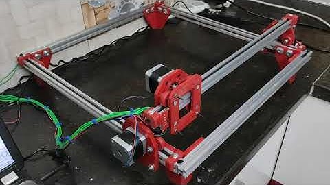 Testing DIY CNC Laser Engraver Homing