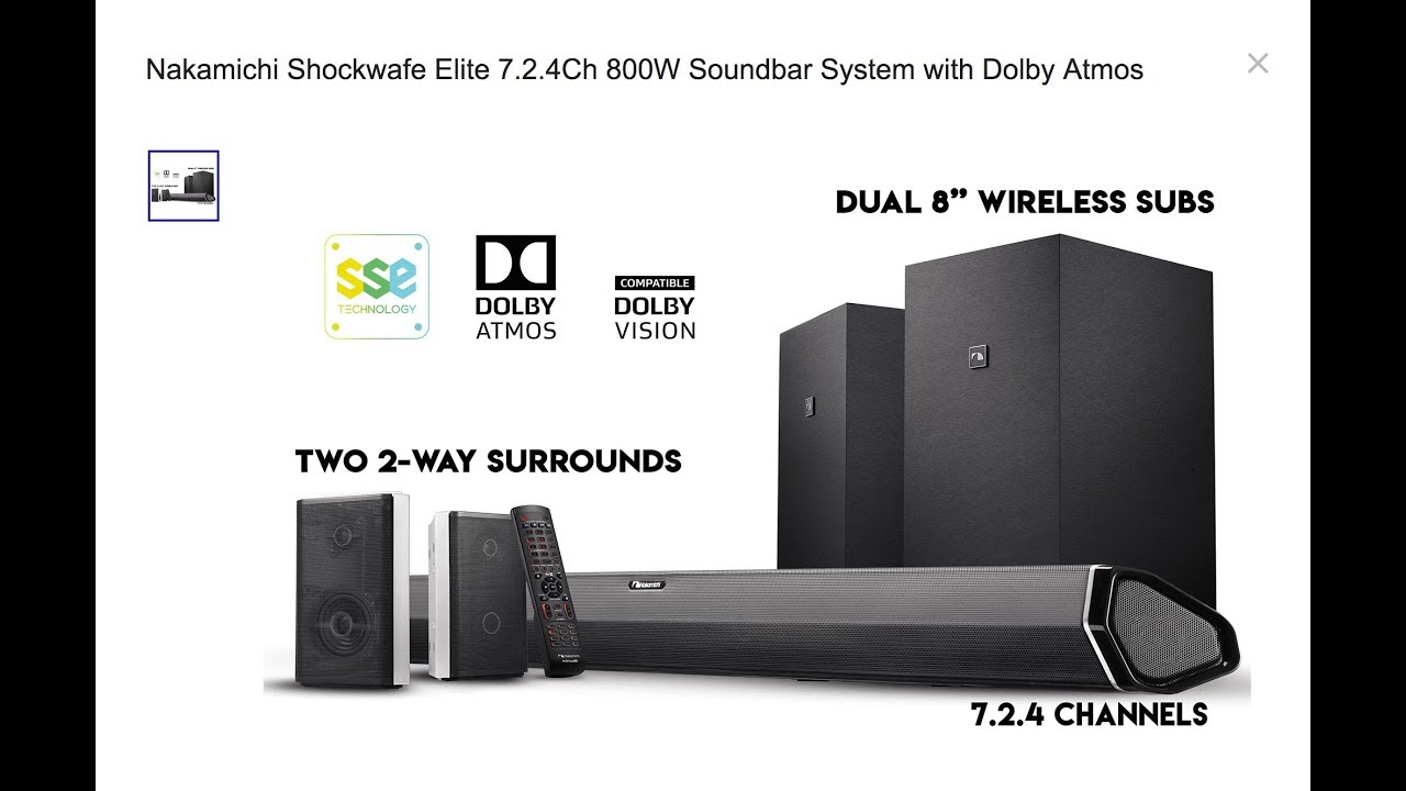 nakamichi shockwafe dolby atmos
