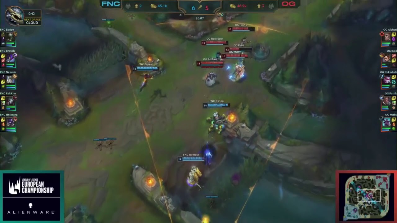 [LEC2019]  FNC vs OG Highlights   Fnatic vs Origen