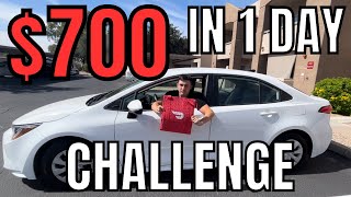 $700 IN ONE DAY DoorDash/Uber Eats Challenge (7th Attempt)