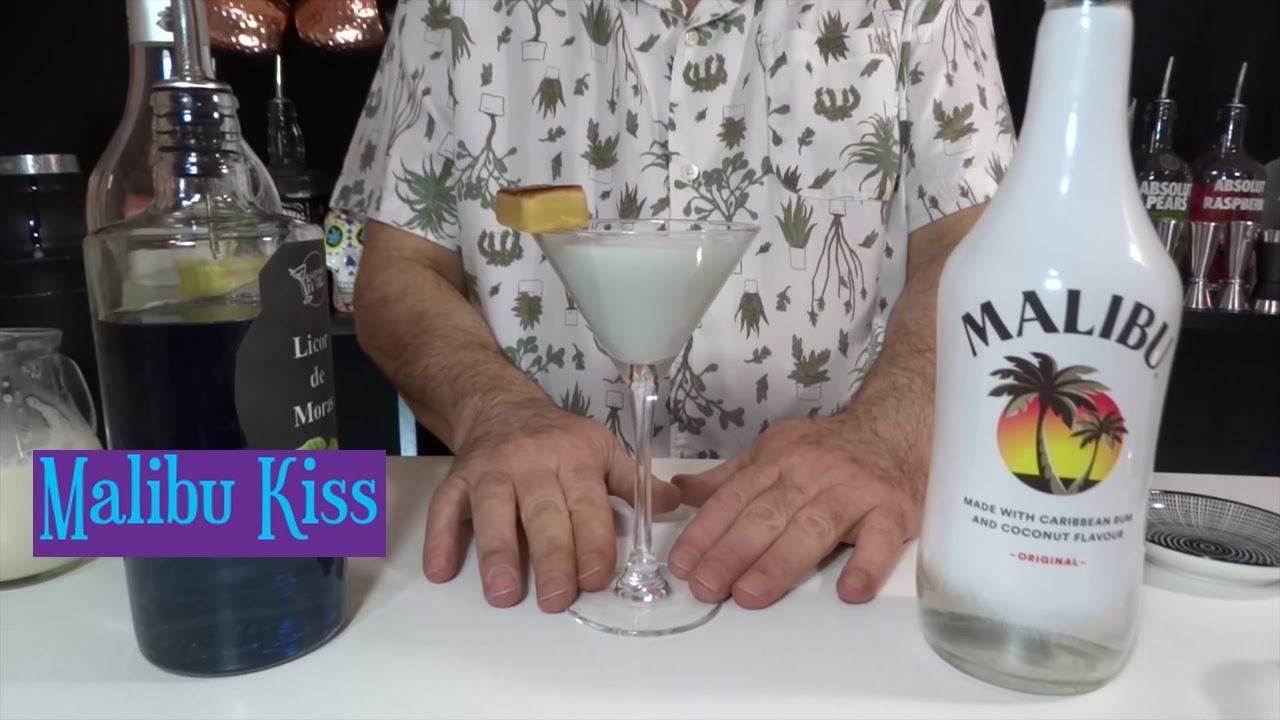 Coctel MALIBU KISS ✓ una que te va a sorprender 🥥 -