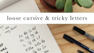 The Loose Script Practicing Letter Connections An Authentic By Frani Tutorial