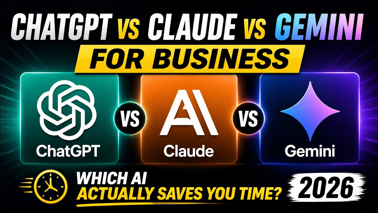 ChatGPT vs Claude vs Gemini for Business (Which AI Actually Saves You ...