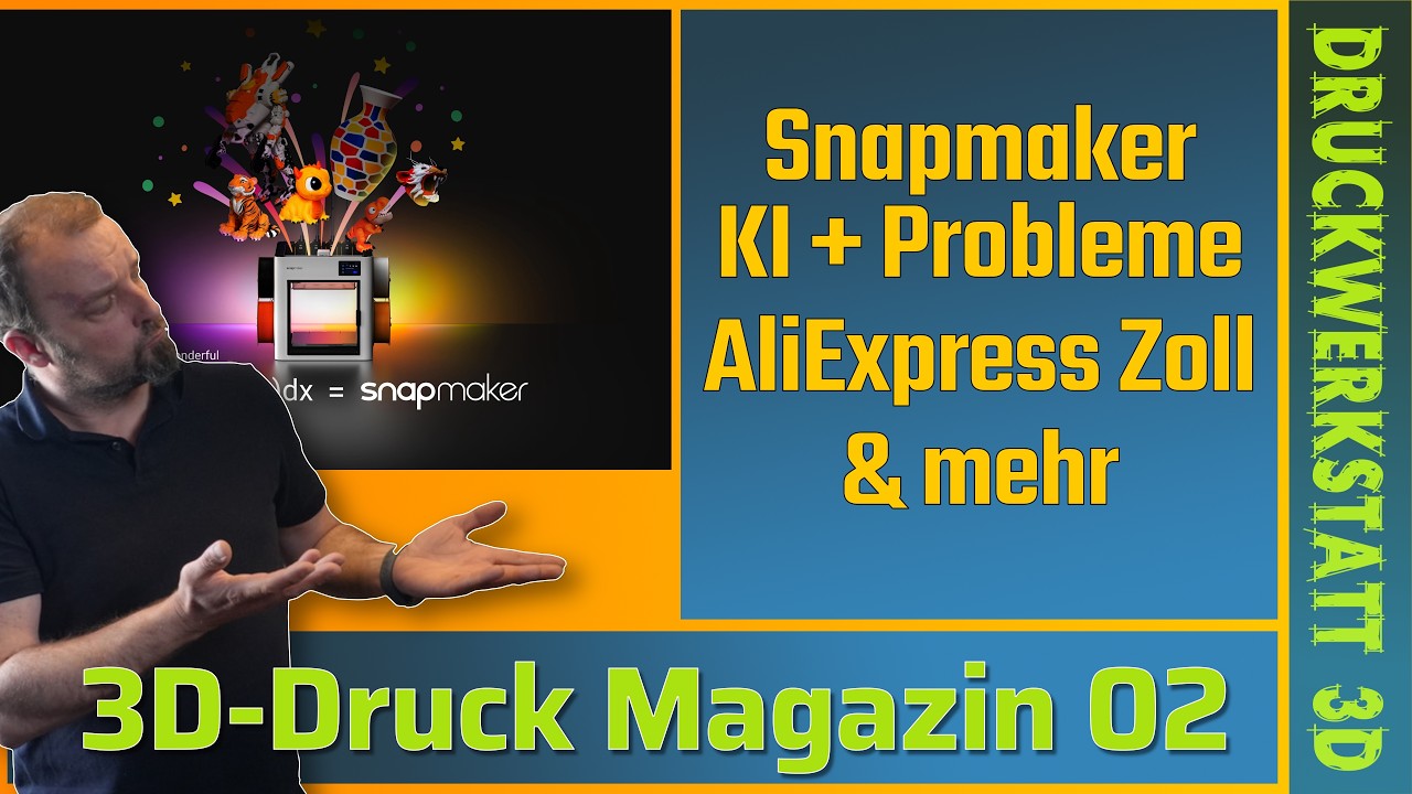 KI-Kennzeichnung für STL? EU AI Act, Snapmaker & mehr | 3D-Druck Magazin #2