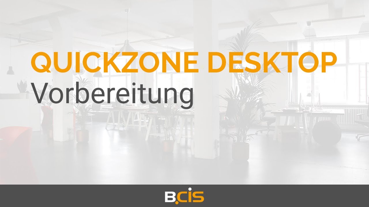 Quickzone Desktop for ELO - Vorbereitung (2/9)