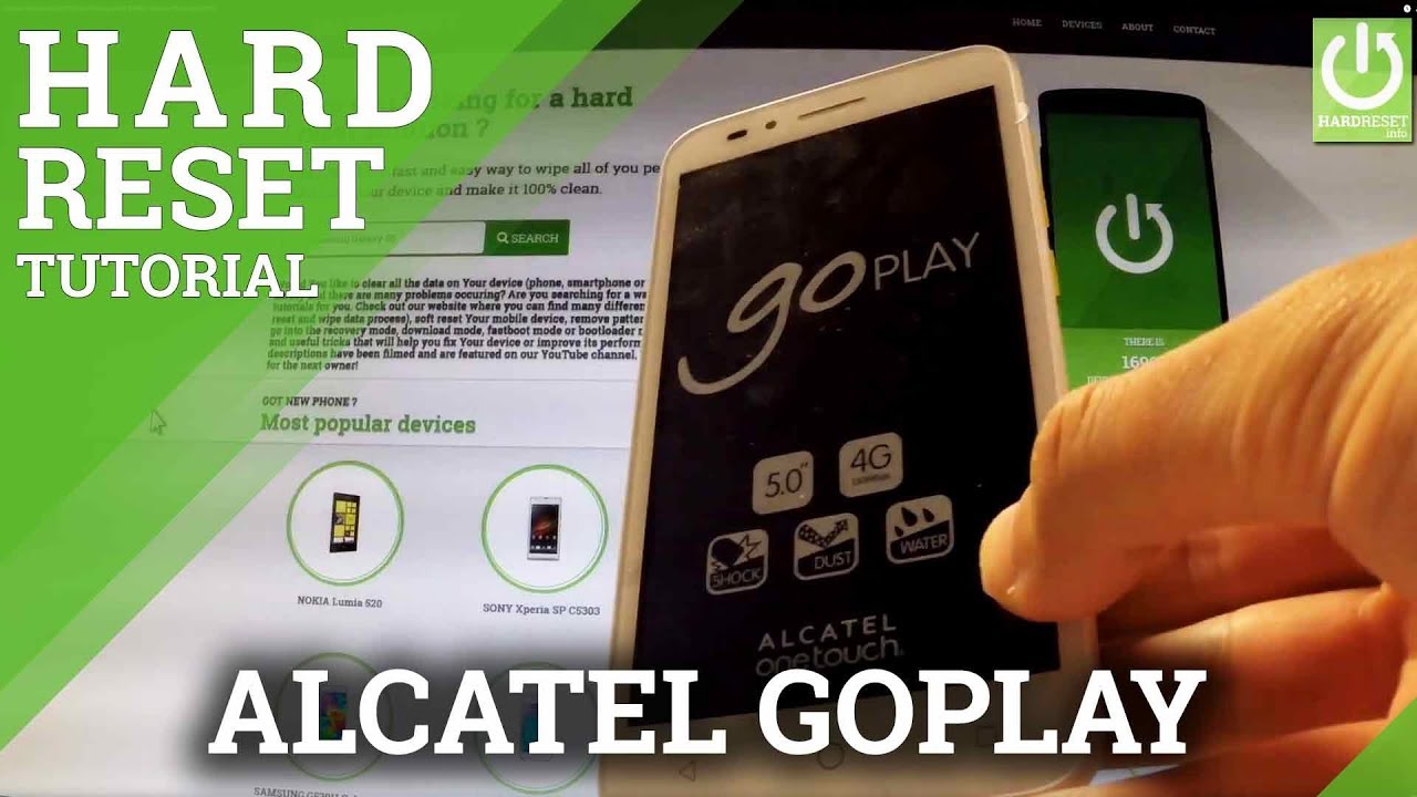 How to Restore ALCATEL One Touch goPlay 7048X Factory Reset