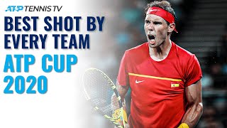 Best Shot by Every Team at ATP Cup 2020!