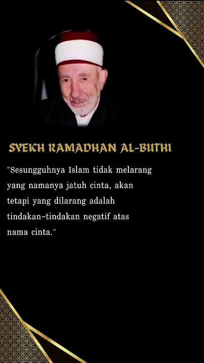 Syekh Ramadhan Al-Buthi