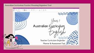 Australian Curriculum Teacher Planning Organiser Tool