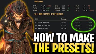 How to Get the BEST GEAR PRESETS Set Up For All Your Champions! (Part 4) - Raid Shadow Legends Guide