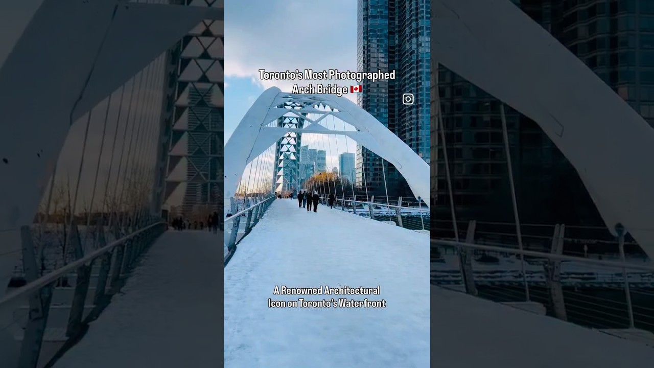 Toronto’s Most Photographed Arch Bridge: Humber Bay Arch Bridge 🇨🇦 