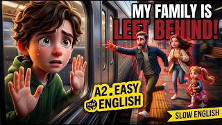 Tom Boarded the WRONG Train! 🚆 | Easy English Story for Beginners (A2) | slow english