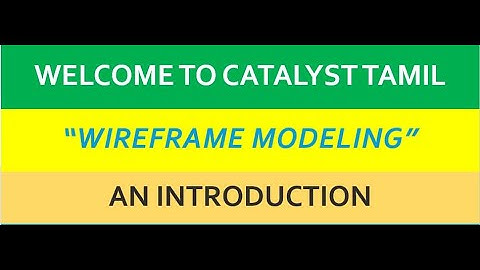 "Wire frame Modeling" - in English - CAD -For Mechanical Engineering Students