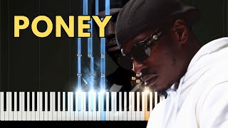 Werenoi Poney - Piano Cover Tutorial RAP 2025