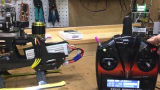 Scorpion 4025-1100 bench demo on Goblin 570