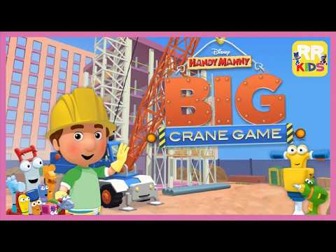 Handy Manny: Big Crane Game | ⭐Best Puzzle Game and Learning for Kids⭐ #disneyjr