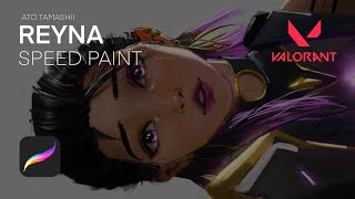 REYNA DRAWING | VALORANT | Speed Painting | Procreate ipad