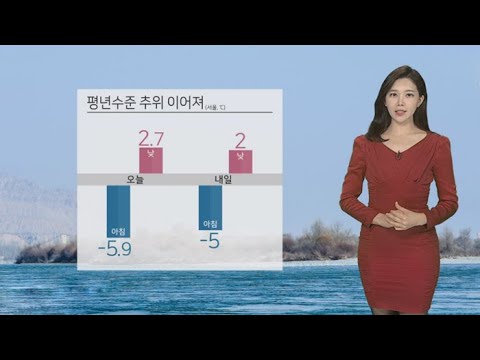 [날씨] 내일도 강추위 없어…초미세먼지 '나쁨' / 연합뉴스TV (YonhapnewsTV)